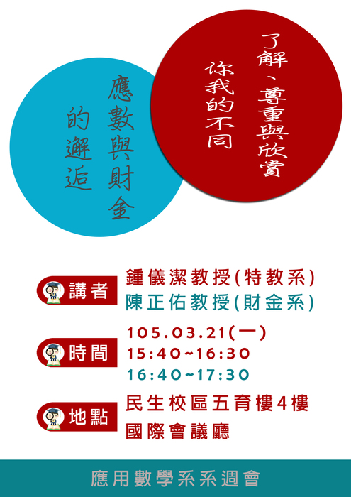 【3/21系週會】特教財金聯合演講圖片